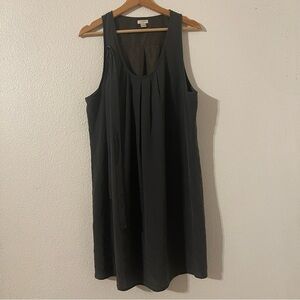 J. Crew Women’s Charcoal Gray Sleeveless Shift Sheath Dress Size 16